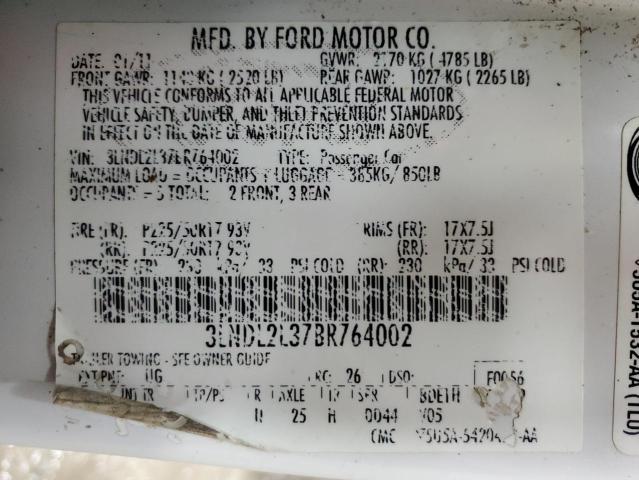 Photo 11 VIN: 3LNDL2L37BR764002 - LINCOLN MKZ HYBRID 