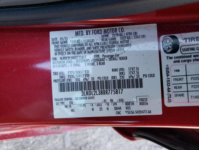 Photo 11 VIN: 3LNDL2L38BR775817 - LINCOLN MKZ HYBRID 