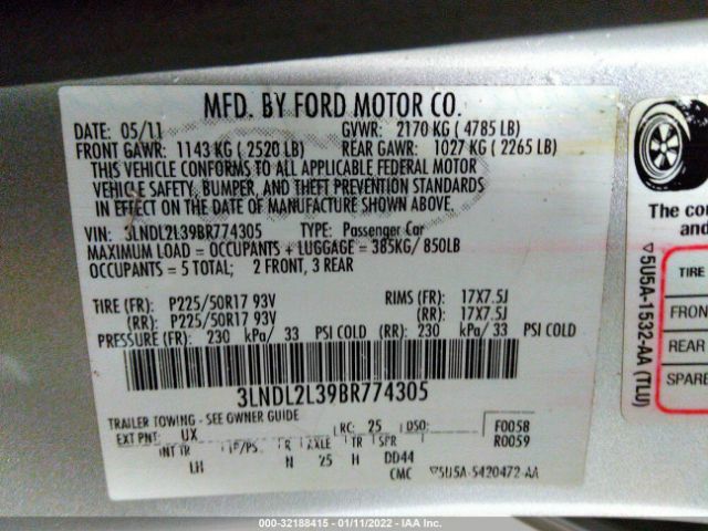 Photo 8 VIN: 3LNDL2L39BR774305 - LINCOLN MKZ HYBRID 