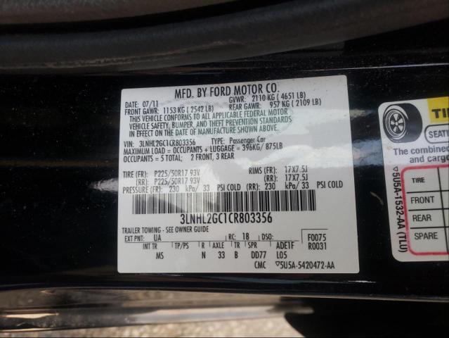 Photo 9 VIN: 3LNHL2GC1CR803356 - LINCOLN MKZ 