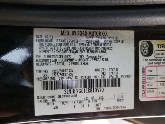 Photo 9 VIN: 3LNHL2GC1CR810520 - LINCOLN MKZ 