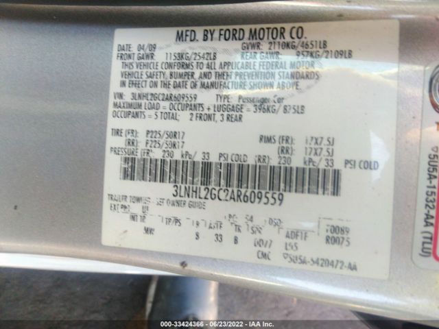 Photo 8 VIN: 3LNHL2GC2AR609559 - LINCOLN MKZ 