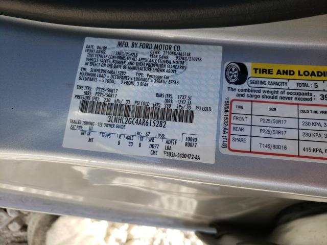 Photo 9 VIN: 3LNHL2GC4AR615282 - LINCOLN MKZ 