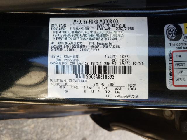 Photo 9 VIN: 3LNHL2GC6AR618393 - LINCOLN MKZ 