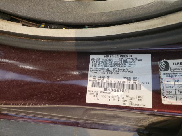 Photo 9 VIN: 3LNHL2GC6BR757733 - LINCOLN MKZ 