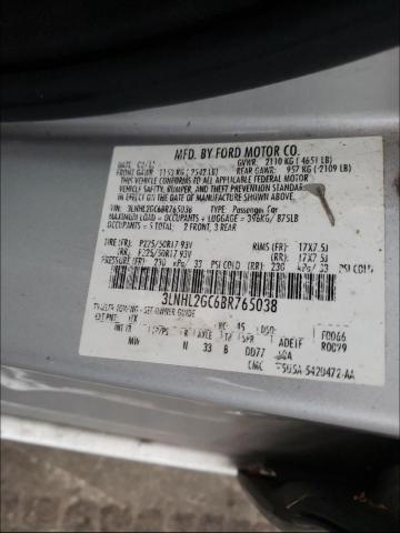 Photo 9 VIN: 3LNHL2GC6BR765038 - LINCOLN MKZ 