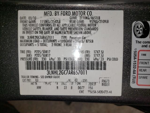 Photo 9 VIN: 3LNHL2GC7AR657011 - LINCOLN MKZ 