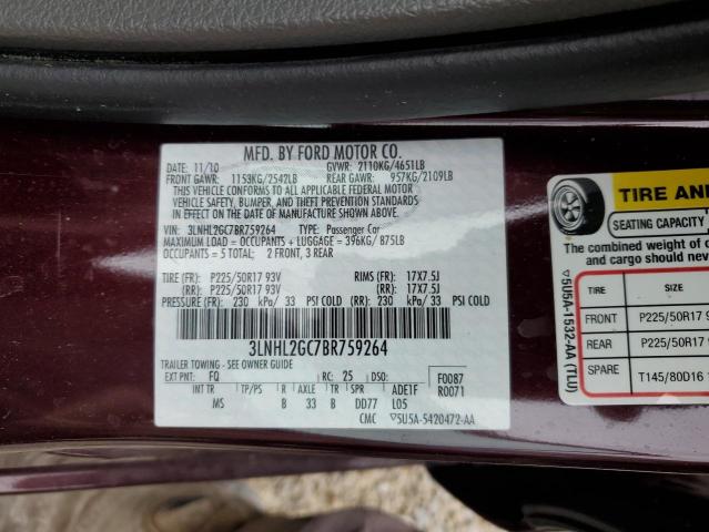 Photo 9 VIN: 3LNHL2GC7BR759264 - LINCOLN MKZ 