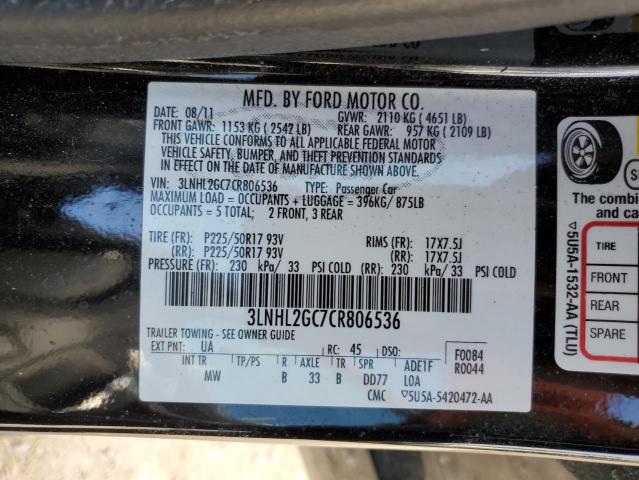 Photo 11 VIN: 3LNHL2GC7CR806536 - LINCOLN MKZ 