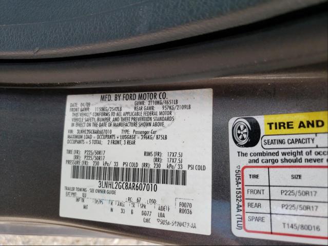 Photo 9 VIN: 3LNHL2GC8AR607010 - LINCOLN MKZ 