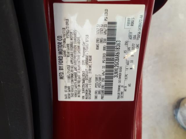 Photo 9 VIN: 3LNHL2GC8AR618363 - LINCOLN MKZ 