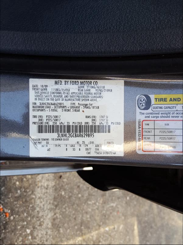 Photo 9 VIN: 3LNHL2GC8AR629895 - LINCOLN MKZ 