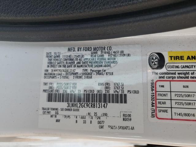 Photo 11 VIN: 3LNHL2GC9CR813147 - LINCOLN MKZ 