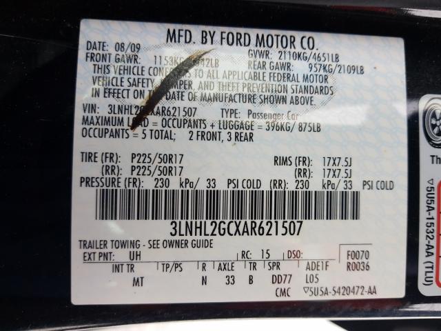 Photo 9 VIN: 3LNHL2GCXAR621507 - LINCOLN MKZ 