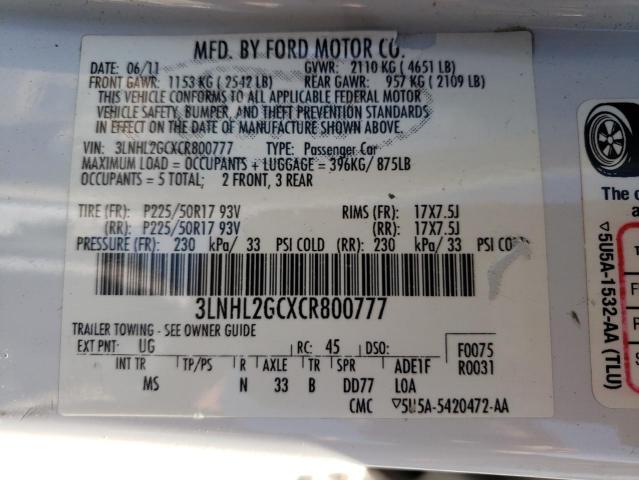 Photo 11 VIN: 3LNHL2GCXCR800777 - LINCOLN MKZ 