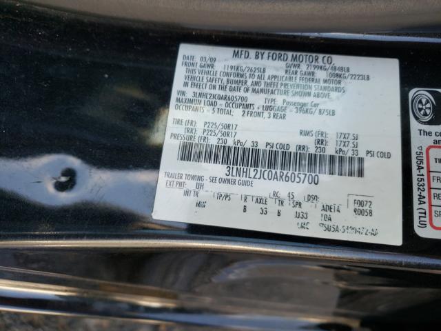 Photo 9 VIN: 3LNHL2JC0AR605700 - LINCOLN MKZ 