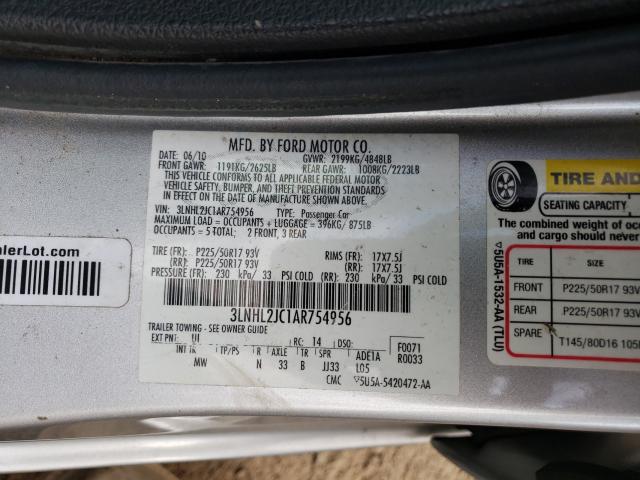 Photo 9 VIN: 3LNHL2JC1AR754956 - LINCOLN MKZ 