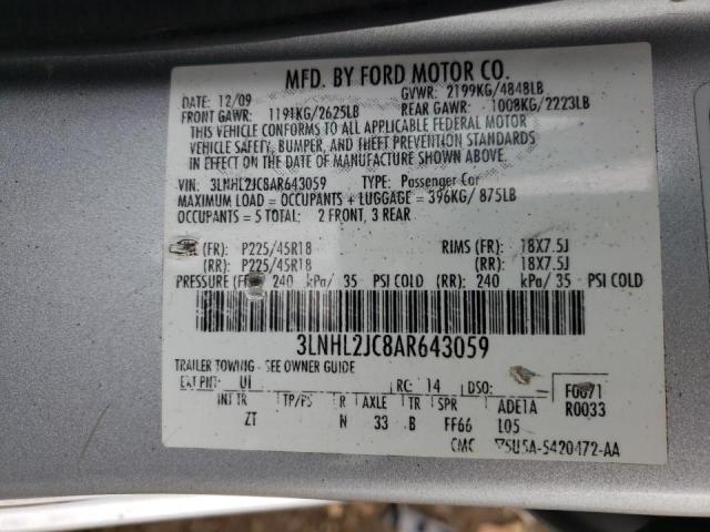 Photo 9 VIN: 3LNHL2JC8AR643059 - LINCOLN MKZ 