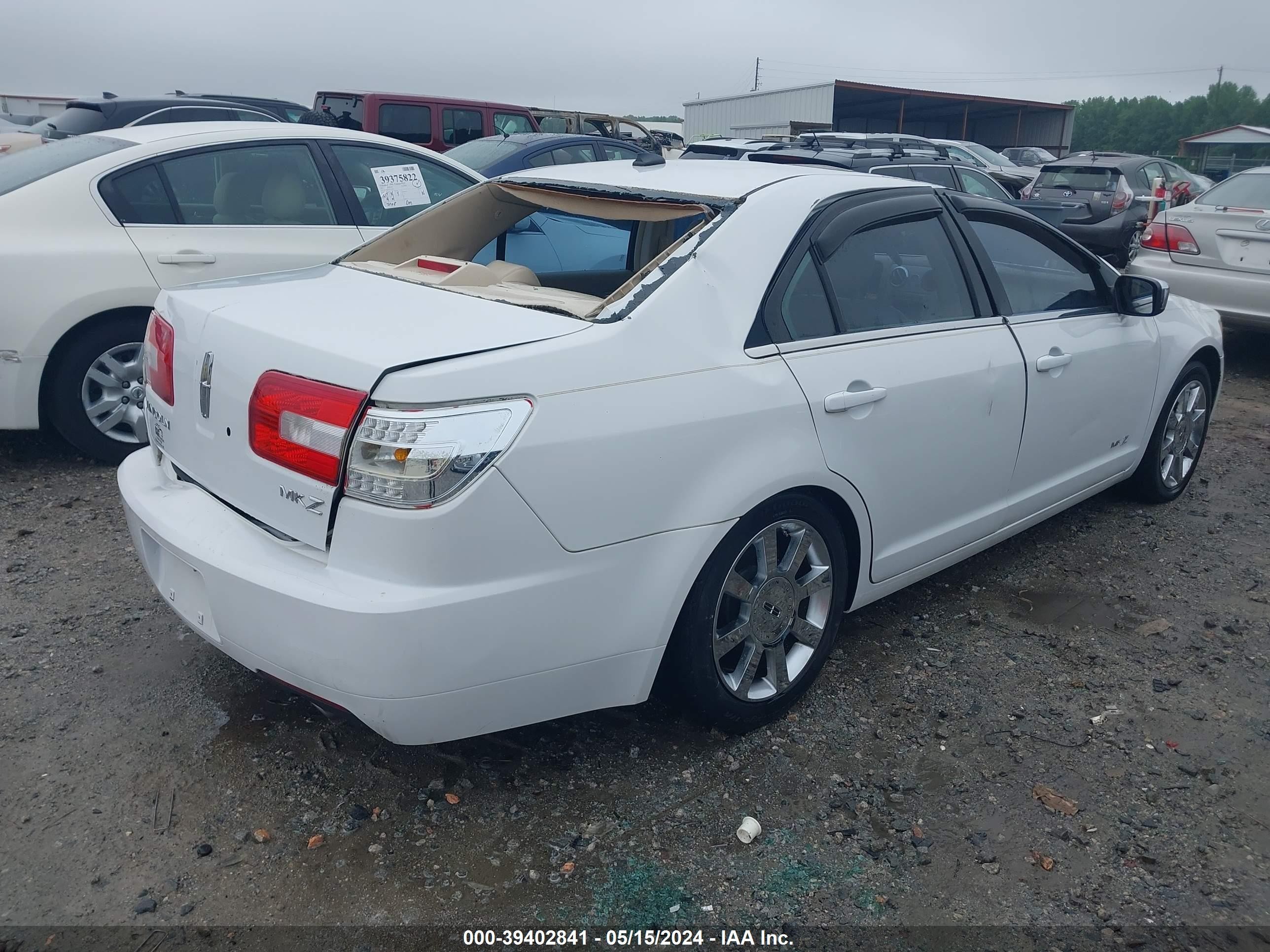 Photo 3 VIN: 3LNHM26T47R640271 - LINCOLN MKZ 