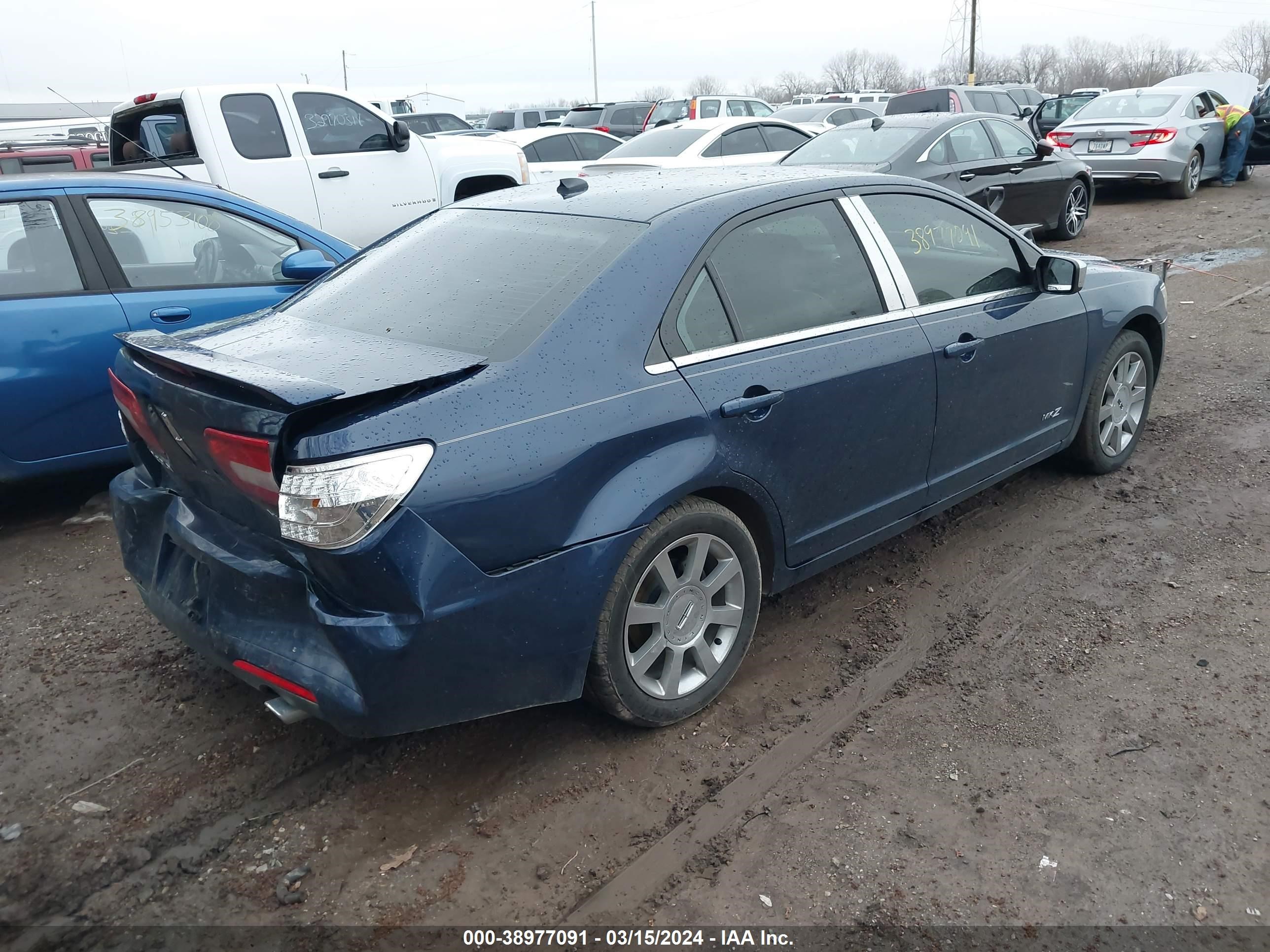 Photo 3 VIN: 3LNHM26T67R609989 - LINCOLN MKZ 