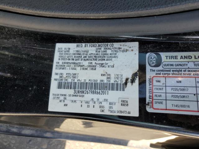 Photo 11 VIN: 3LNHM26T98R662011 - LINCOLN MKZ 