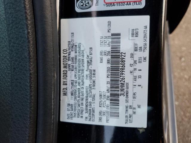 Photo 11 VIN: 3LNHM26T99R608922 - LINCOLN MKZ 