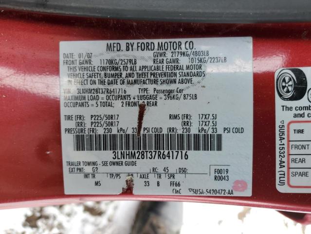 Photo 11 VIN: 3LNHM28T37R641716 - LINCOLN MKZ 