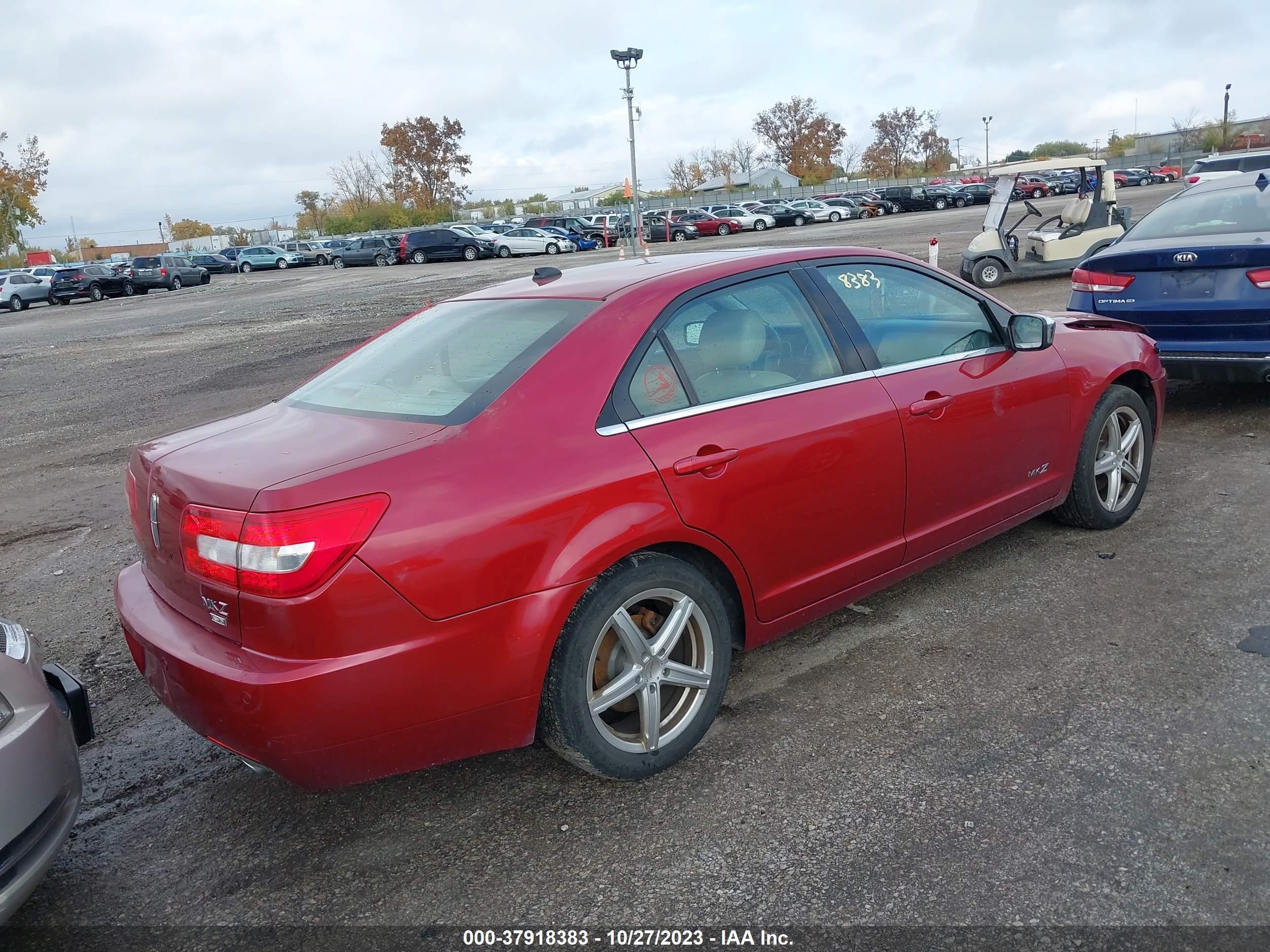 Photo 3 VIN: 3LNHM28T88R627960 - LINCOLN MKZ 