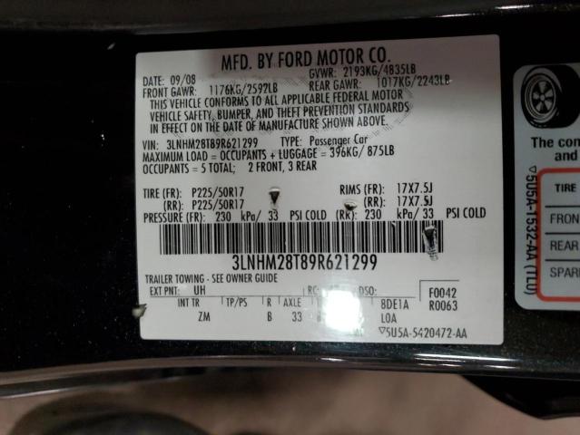 Photo 12 VIN: 3LNHM28T89R621299 - LINCOLN MKZ 