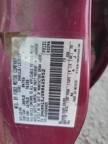 Photo 11 VIN: 3MARM10J0RR605952 - MERCURY TRACER BAS 