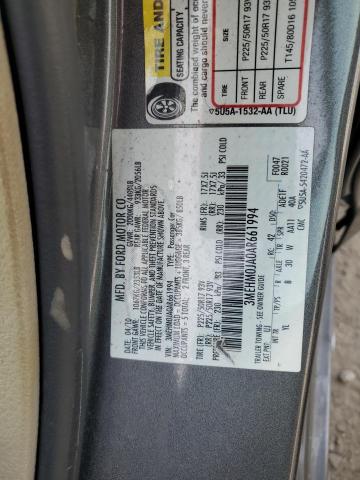 Photo 11 VIN: 3MEHM0JA0AR661994 - MERCURY MILAN PREM 