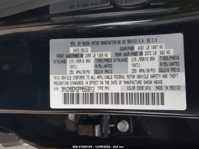 Photo 8 VIN: 3MVDMBDM2PM559912 - MAZDA CX-30 