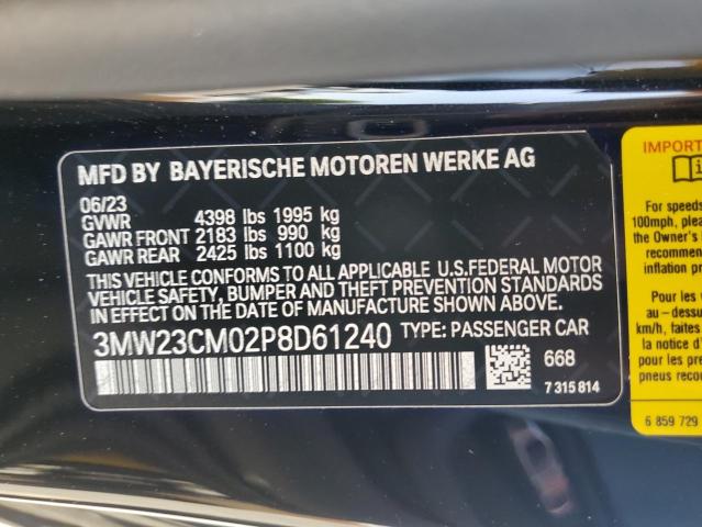 Photo 11 VIN: 3MW23CM02P8D61240 - BMW 230I 