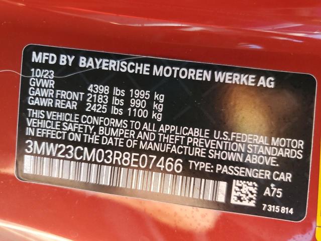 Photo 12 VIN: 3MW23CM03R8E07466 - BMW 2 SERIES 