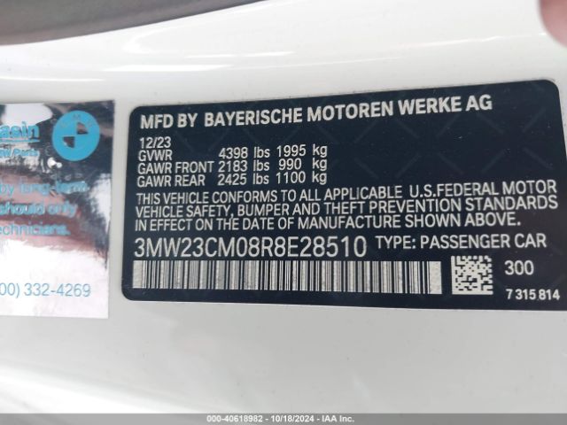 Photo 8 VIN: 3MW23CM08R8E28510 - BMW 230I 