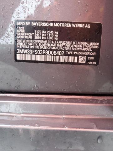 Photo 12 VIN: 3MW39FS03P8D06402 - BMW 330E 