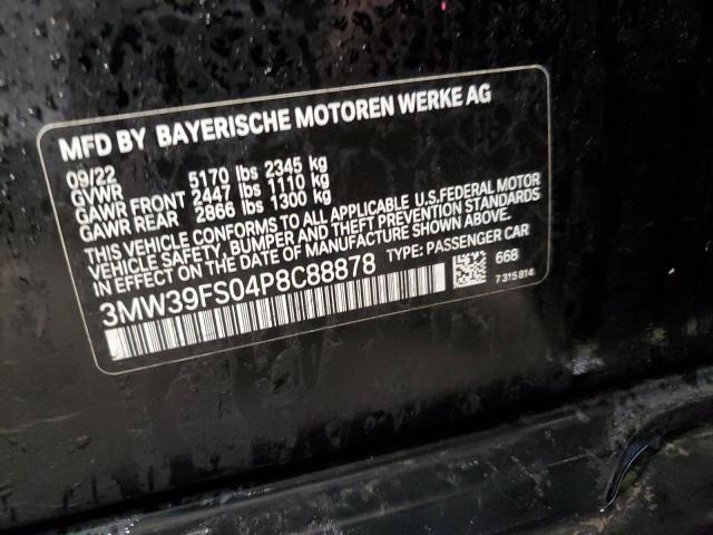 Photo 11 VIN: 3MW39FS04P8C88878 - BMW 3 SERIES 