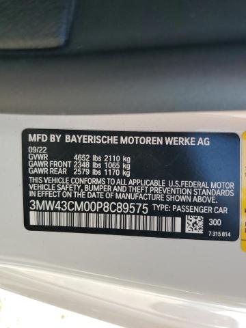 Photo 11 VIN: 3MW43CM00P8C89575 - BMW M240I 