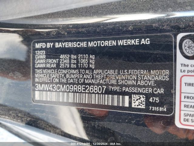 Photo 8 VIN: 3MW43CM09R8E26807 - BMW M240I 