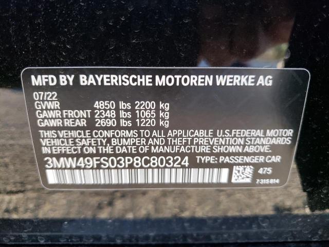 Photo 11 VIN: 3MW49FS03P8C80324 - BMW M340I 