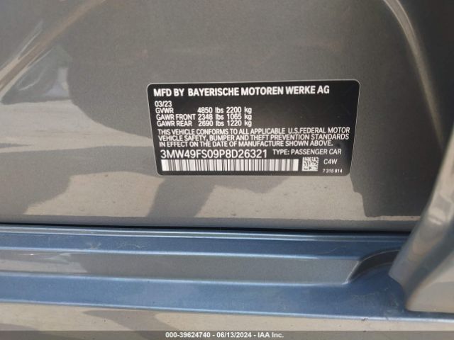 Photo 8 VIN: 3MW49FS09P8D26321 - BMW M340I 