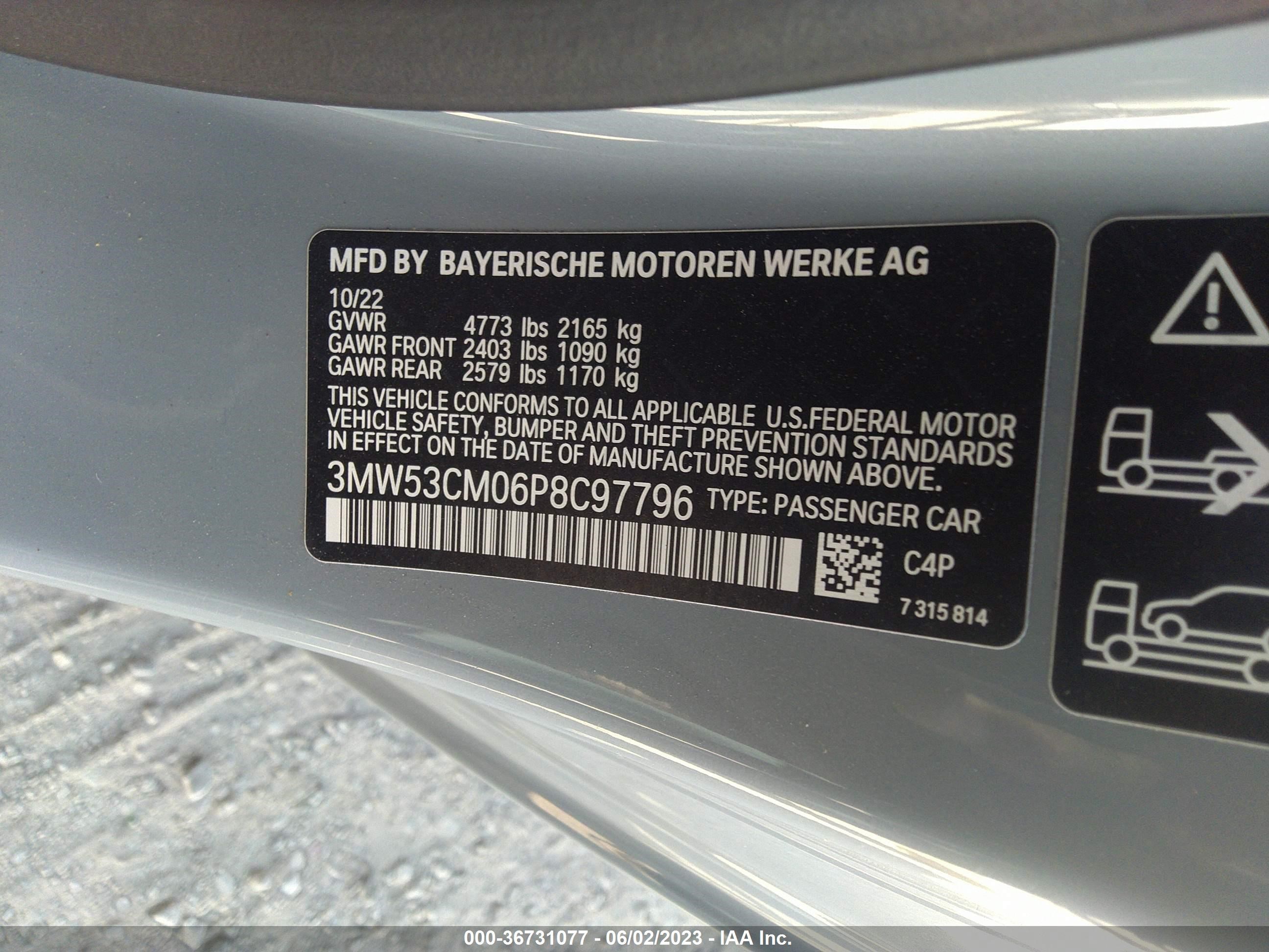 Photo 8 VIN: 3MW53CM06P8C97796 - BMW 2ER 