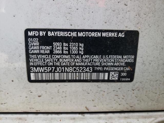 Photo 11 VIN: 3MW5P7J01N8C52343 - BMW 330E 