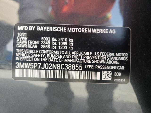 Photo 9 VIN: 3MW5P7J02N8C38855 - BMW 330E 