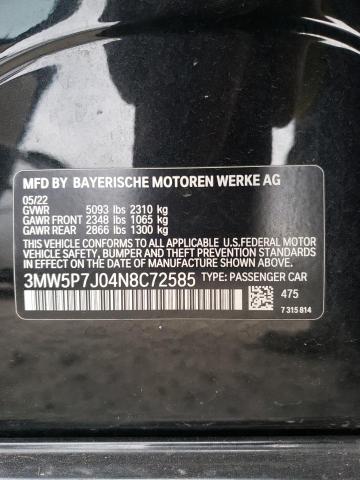 Photo 11 VIN: 3MW5P7J04N8C72585 - BMW 330E 