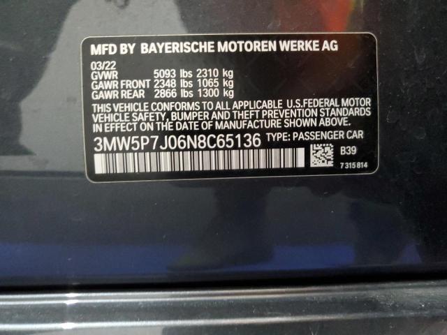 Photo 11 VIN: 3MW5P7J06N8C65136 - BMW 330E 