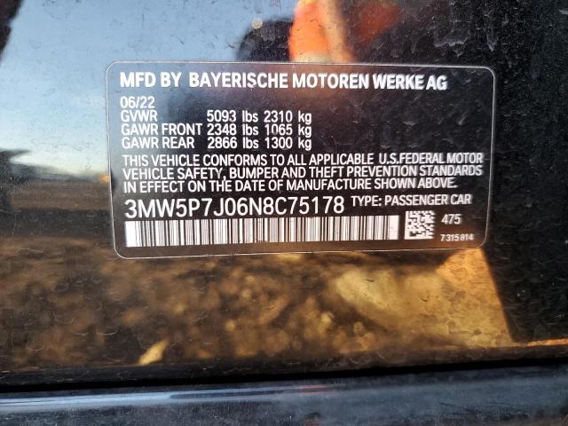 Photo 12 VIN: 3MW5P7J06N8C75178 - BMW 330E 