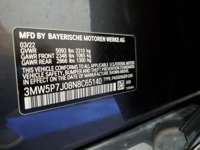 Photo 11 VIN: 3MW5P7J08N8C65140 - BMW 330E 