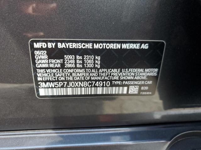 Photo 11 VIN: 3MW5P7J0XN8C74910 - BMW 330E 