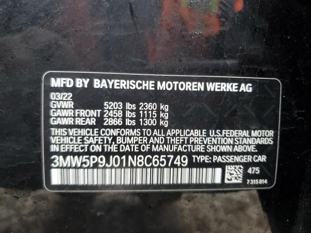 Photo 11 VIN: 3MW5P9J01N8C65749 - BMW 3 SERIES 